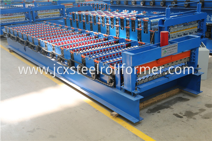 Long Span Corrugated PPGI/Gi Roofing Sheets Roll Forming Machinery